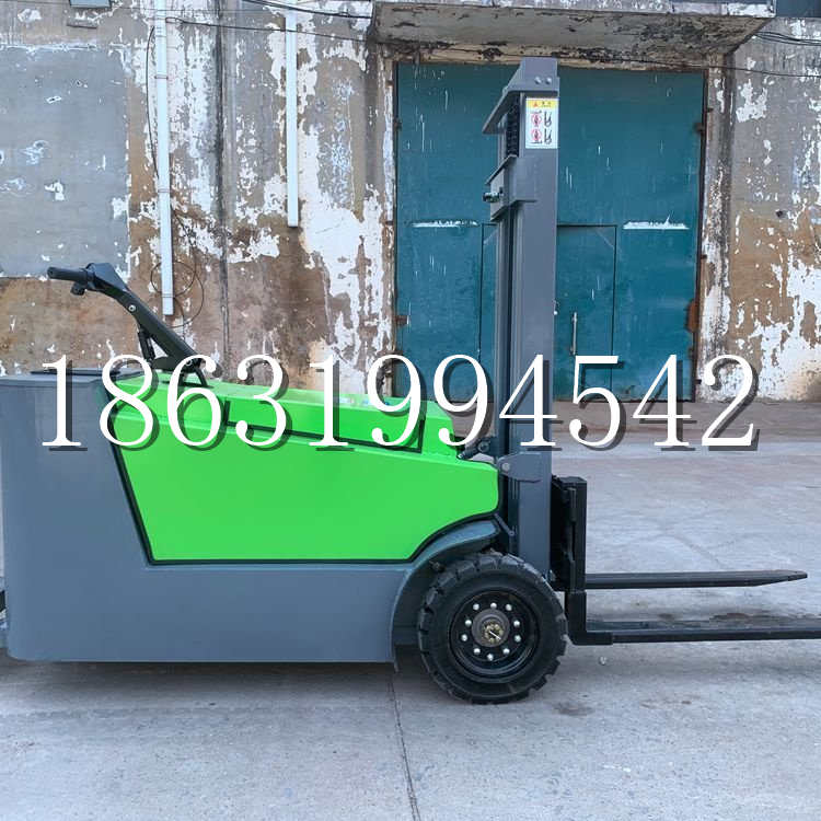 夏津县小型电动叉车1吨2吨步行站驾式电瓶堆高充电装卸车液压升降车铲车